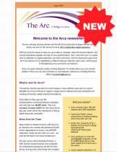 Image of the Arc, Arca's new newsletter