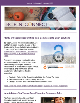 Screenshot of the October issue of Connect